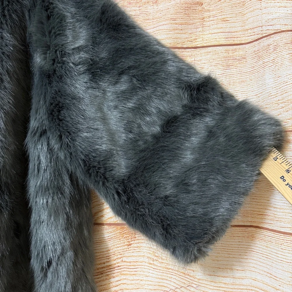 KOAN OuterWear Fur‎ Coat Gray GruppoCoin Made in Italy